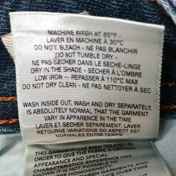 Diesel Larkee Jeans Men’s Tag 38 x 32 actual 40 x 33 Dark Wash Straight Leg - Picture 13 of 14